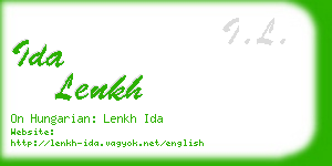 ida lenkh business card